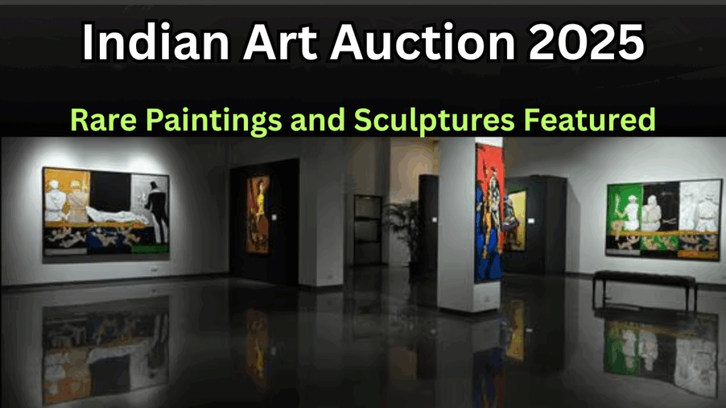 Indian Art Auction 2025 – Rare Paintings and Sculptures Featured