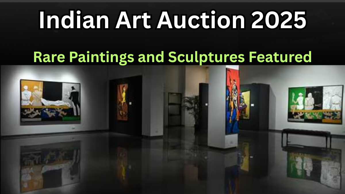 Indian Art Auction 2025 – Rare Paintings and Sculptures Featured