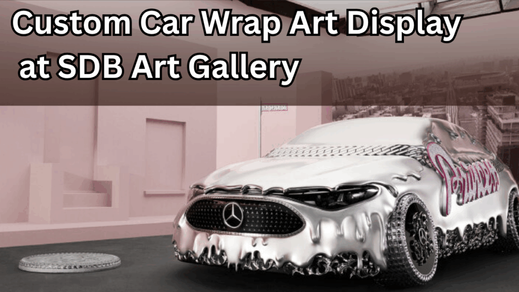 Custom Car Wrap Art Display at SDB Art Gallery – 2025