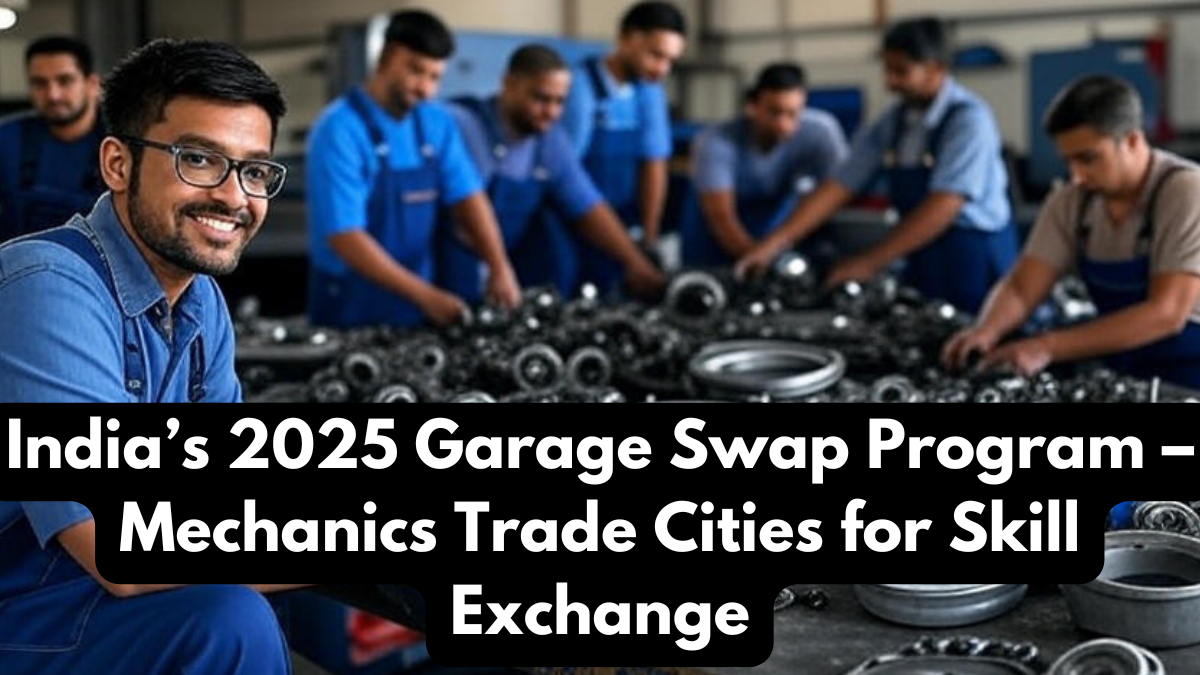 India’s 2025 Garage Swap Program – Mechanics Trade Cities for Skill Exchange