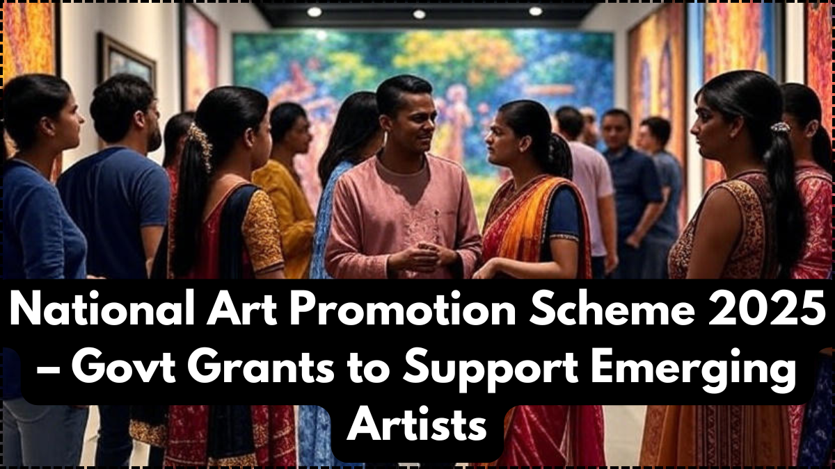 National Art Promotion Scheme 2025 – Govt Grants to Support Emerging Artists