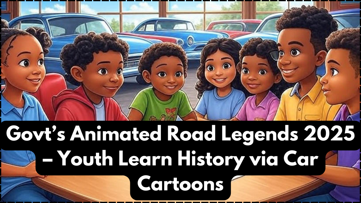 Govt’s Animated Road Legends 2025 – Youth Learn History via Car Cartoons