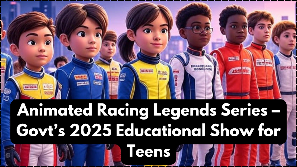 Animated Racing Legends Series – Govt’s 2025 Educational Show for Teens