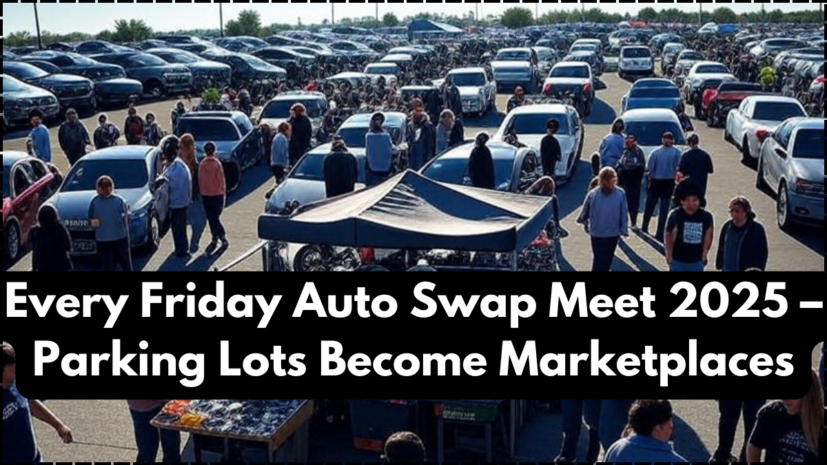Every Friday Auto Swap Meet 2025 – Parking Lots Become Marketplaces