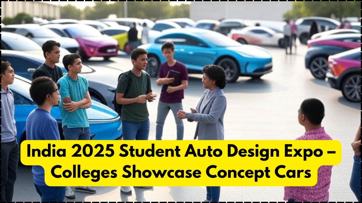 India 2025 Student Auto Design Expo – Colleges Showcase Concept Cars