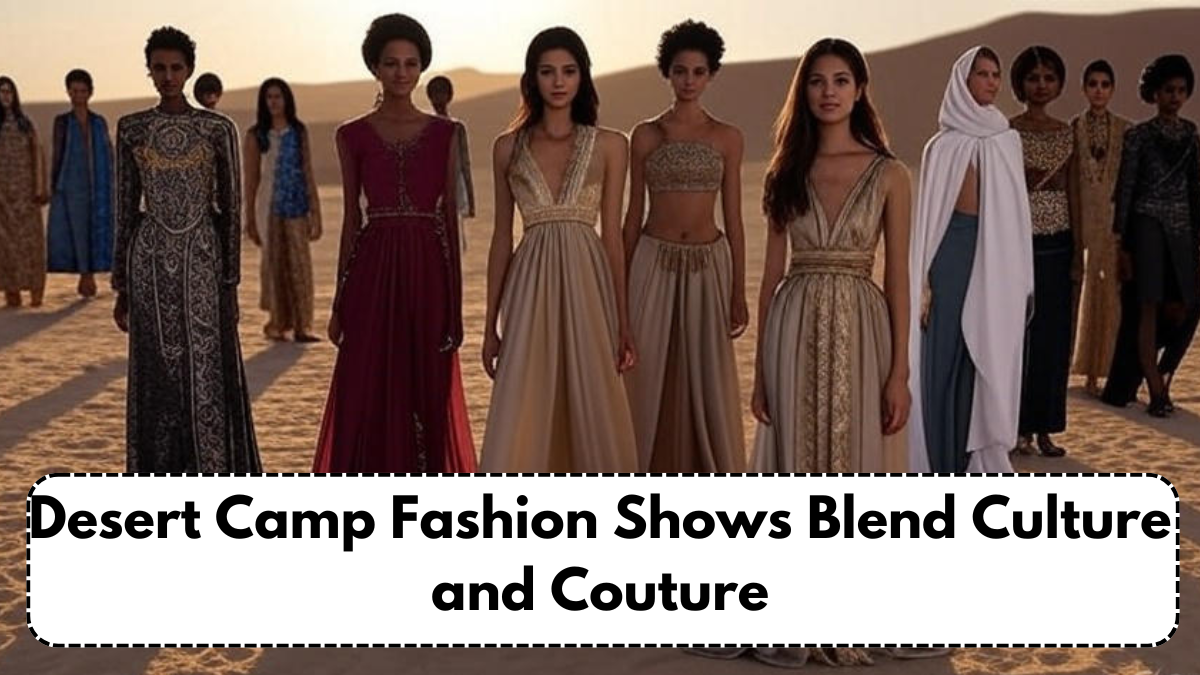 Desert Camp Fashion Shows Blend Culture and Couture