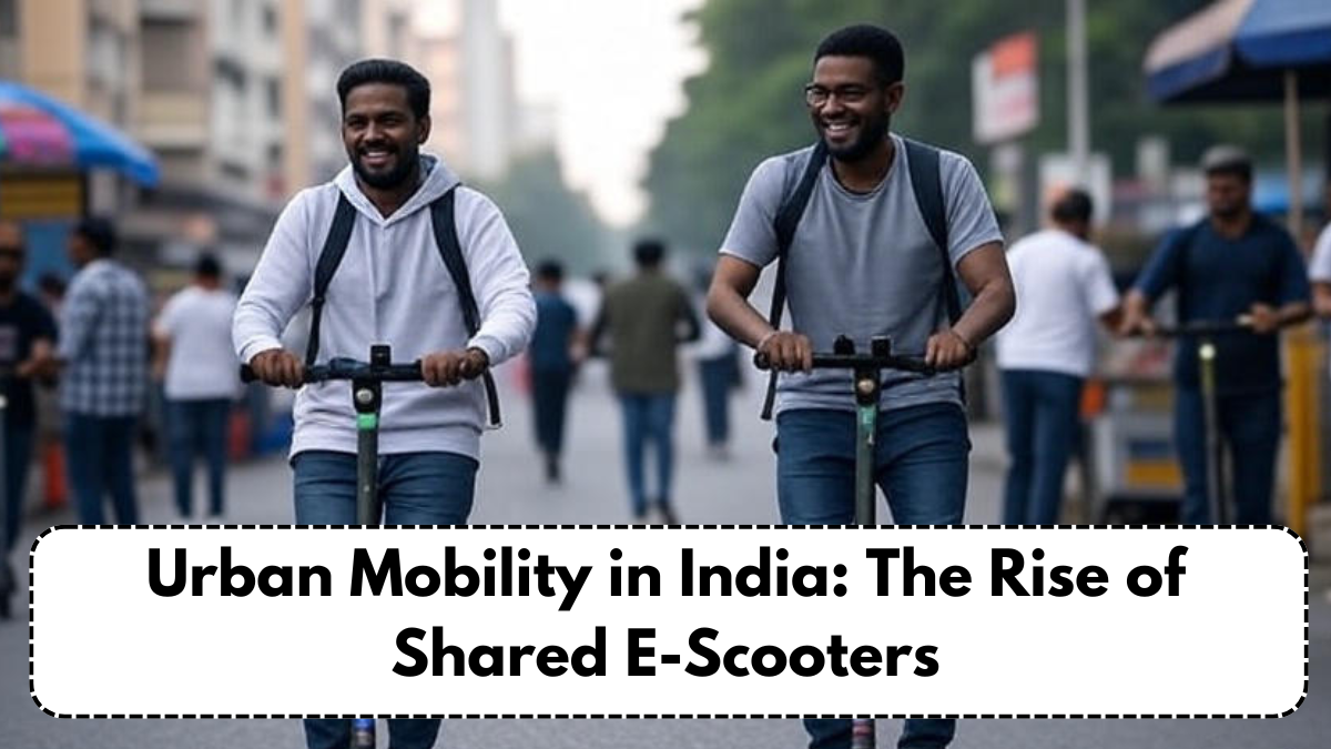 Urban Mobility in India: The Rise of Shared E-Scooters