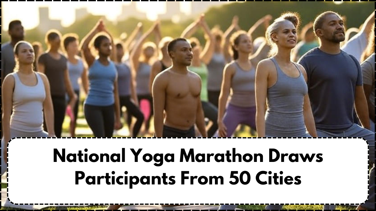 National Yoga Marathon Draws Participants From 50 Cities